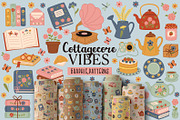 Cottagecore Vibes Vector Collection, a Decorative Illustration by NataKa (Thumbnail 1 of 6)