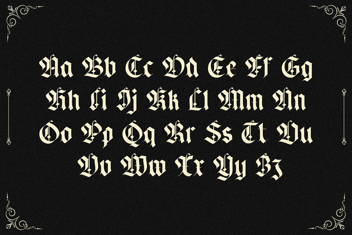 Engourdi Blackletter Font, a Blackletter Font by Heinzel Std (Photo 12 of 18)