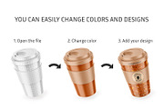 Reusable Coffee Cup Mockup, a Cups & Container Mockup by ShooShooShop (Thumbnail 3 of 4)
