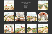 Farm Life Clipart | Animals Images, a Seasonal Illustration by GlamArtZhanna (Thumbnail 8 of 8)