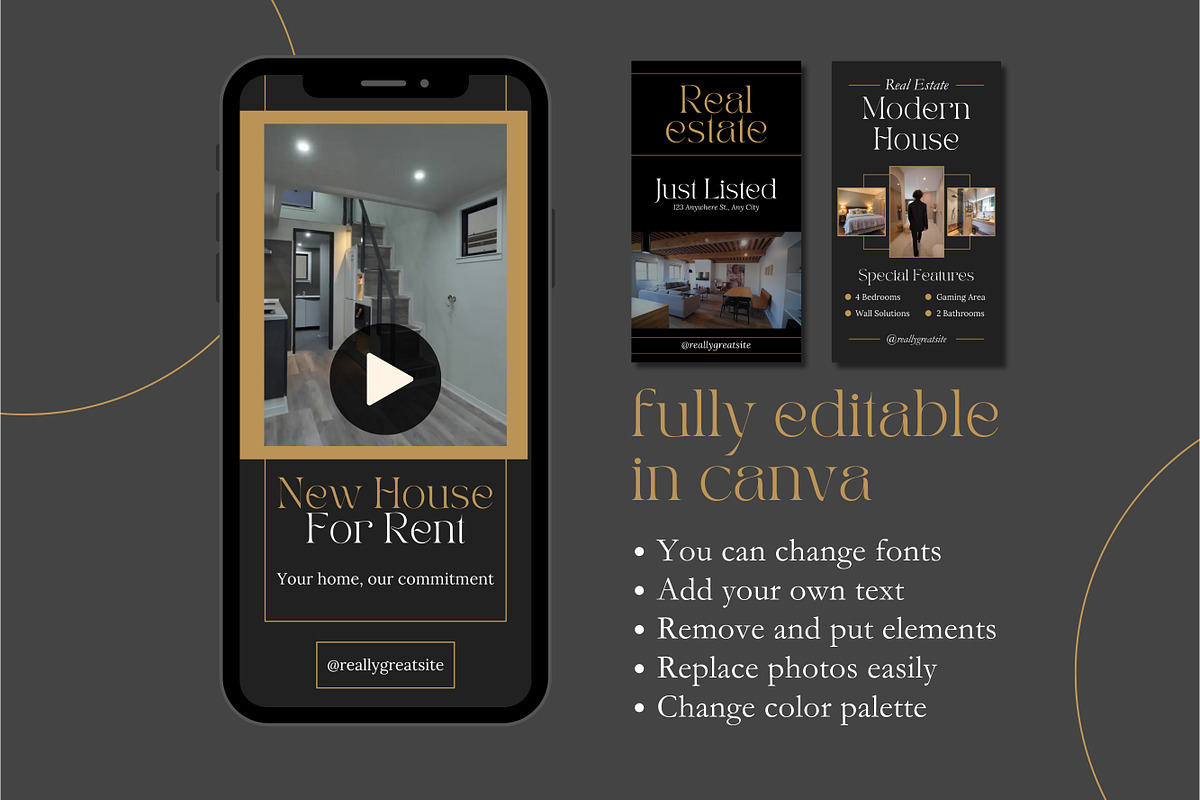 50 Real Estate Instagram Reels, a Templates & Theme by TemplateCastleStore (Photo 10 of 10)