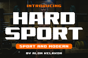 Hard Sport, a Sans Serif Font by alon kelakon (Thumbnail 1 of 6)