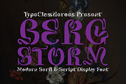 Bergstorm Font, a Blackletter Font by TypeClassHeroes (Thumbnail 1 of 10)