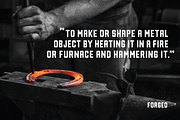 Forged Font Family, a Sans Serif Font by Hemphill Co (Thumbnail 6 of 10)