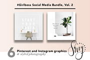 #GirlBoss Social Media Bundle, Vol 2, a Social Media Template by Savvy Collective Creative (Thumbnail 1 of 4)