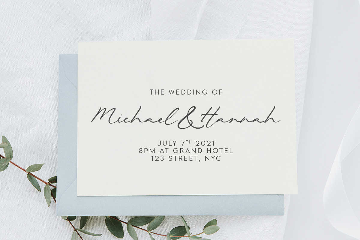 Beautiella - Casual Signature Script, a Script Font by Almarkhatype (Photo 5 of 10)