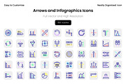 Arrows and Infographics Icons, a Solid Icon by Wencory (Thumbnail 1 of 2)