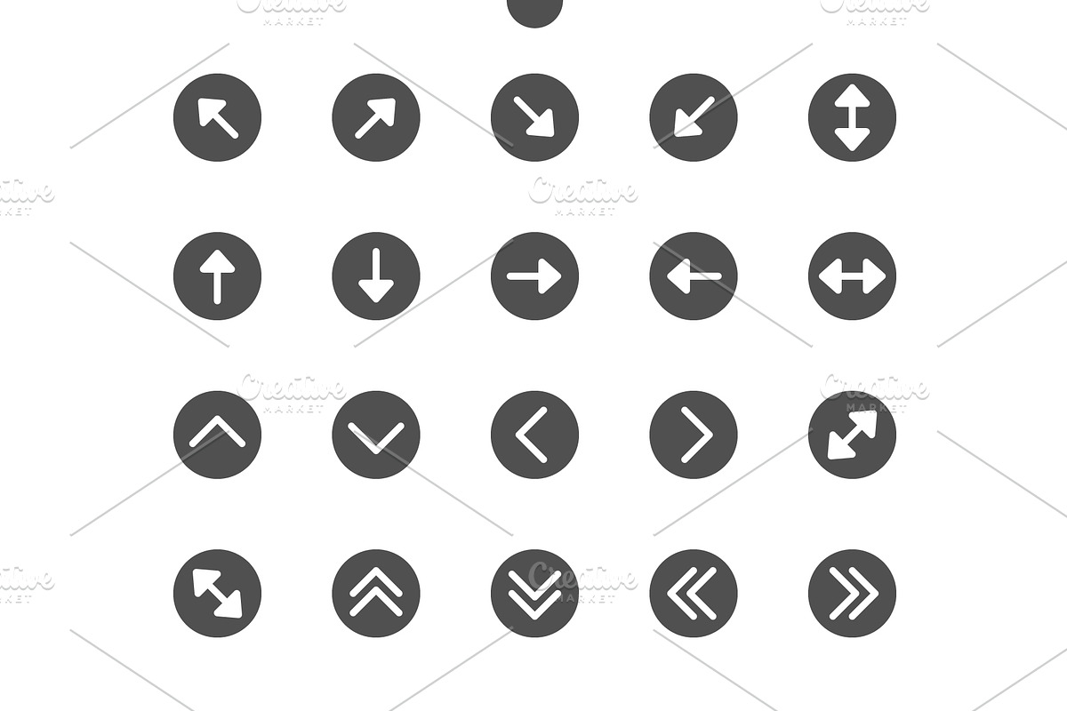 Arrows Icons, a Solid Icon by Palau