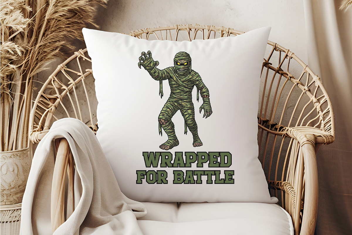 Camo Mummy Halloween Sublimation, an Illustration by DreamCafeArt (Photo 6 of 6)