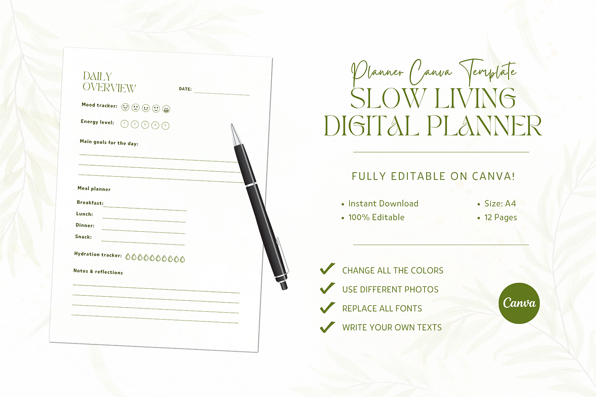 The Slow Living Planner Template preview 5