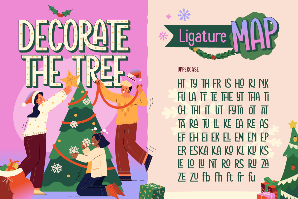 Snowie - Playful Christmas Display, a Sans Serif Font by Artisan Themes (Photo 5 of 12)