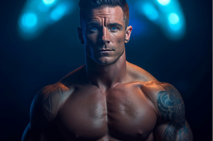 Handsome man before competition in, a Sports & Recreation Photo by Ylivdesign