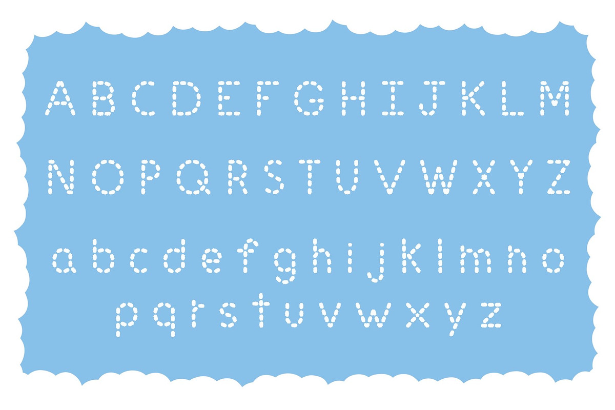 Fluff Line | Display Font, a Symbol Font by LivelyAutumn11.11 (Photo 2 of 5)