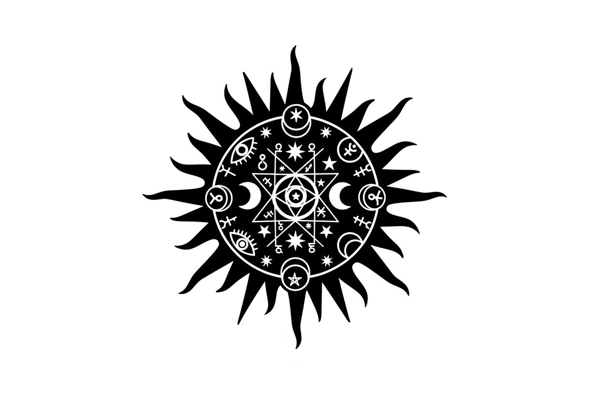 Mystic Solar Element Design Bundle, a Graphic by Artivon (Photo 5 of 8)