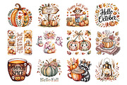 Cozy Fall Clipart & Seasonal Designs, a Seasonal Illustration by Whimsy Brush Studio (Thumbnail 6 of 9)