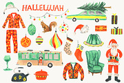 Watercolor Christmas Clipart, a Graphic by RhianAwni (Thumbnail 7 of 8)