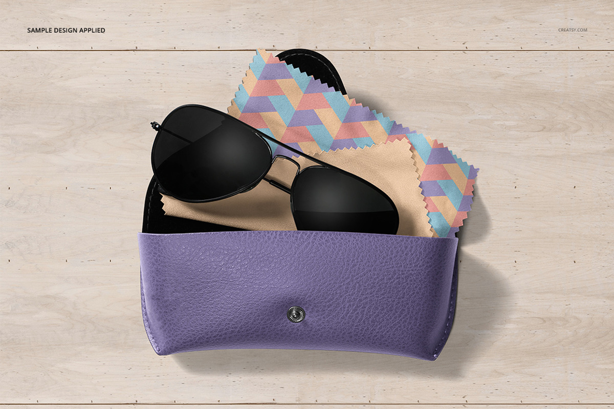 Glasses Cleaning Cloth Mockup, a Merchandise Mockup by creatsy5 (Photo 10 of 16)