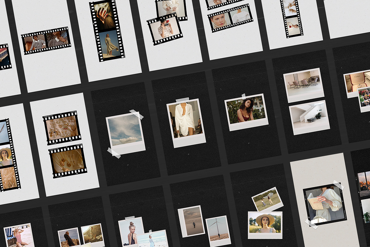 200 Film Frames & Instant Templates, a Social Media Template by Feel This (Photo 19 of 32)
