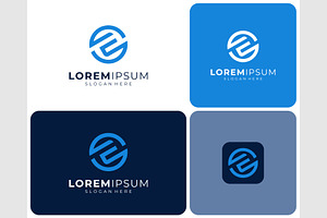 Abstract Letter E Circular Logo, a Branding & Logo Template by ika trisiana