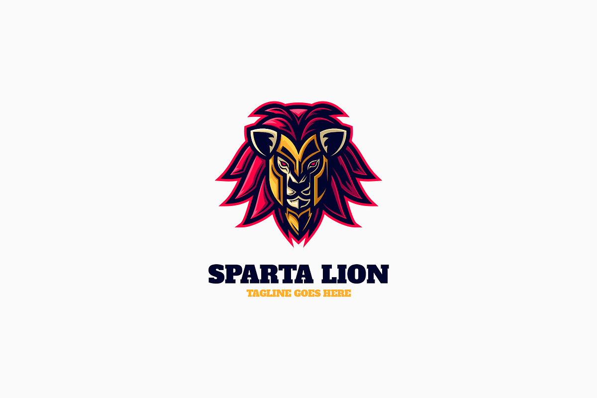 Sparta Lion E- Sport and Sport Logo, a Branding & Logo Template by Artnivora.Std