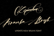Kiramba New Update Font Duo, a Script Font by pineungtype (Thumbnail 1 of 11)