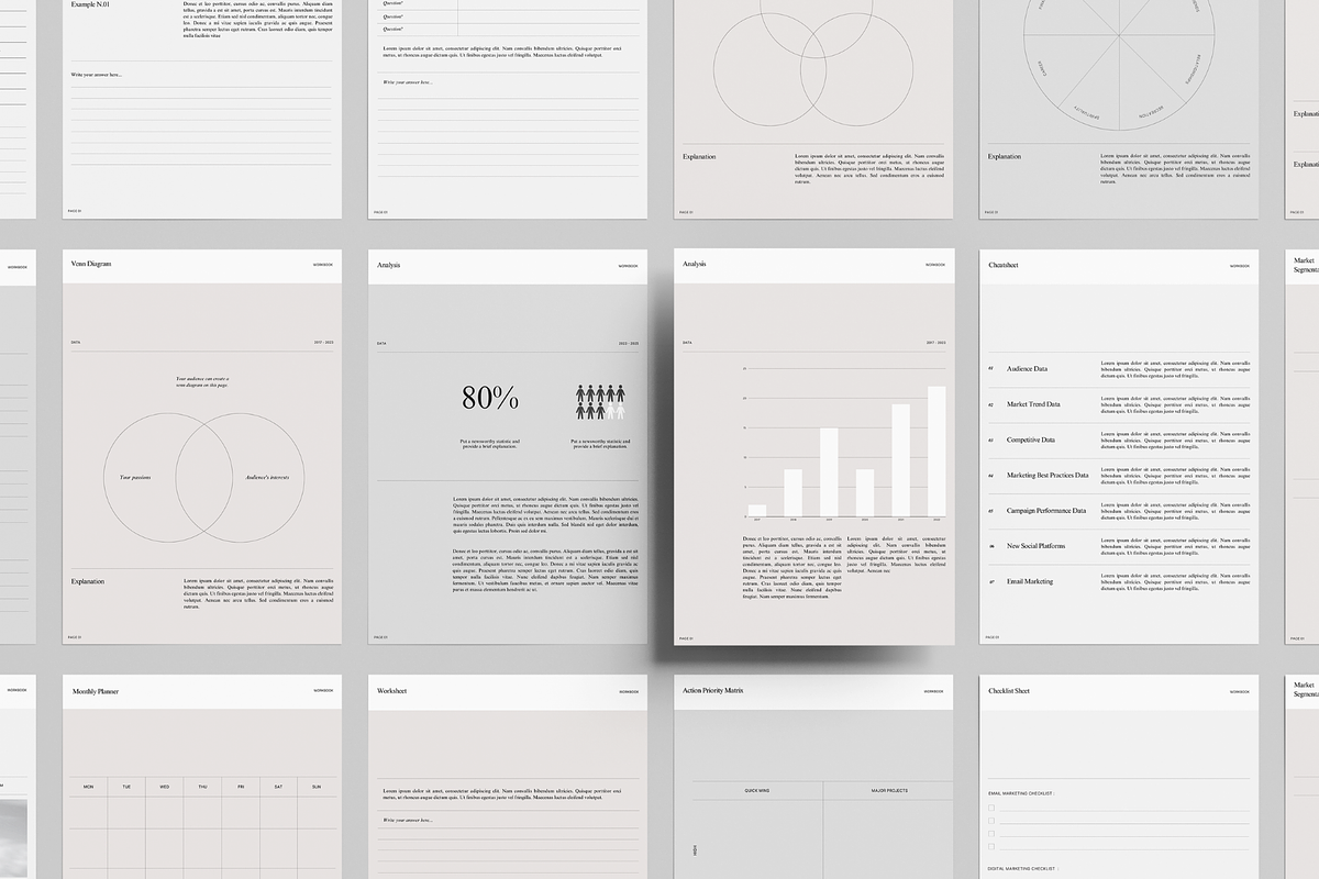 Editorial & Workbook Template Canva, a Presentation Template by Studio Provo (Photo 5 of 7)
