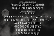 Midnight Spooky | Script Font, a Script Font by Scratchones (Thumbnail 7 of 8)