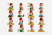 Student Life 3D Icon Set, a Characters & Person 3D Model by Eklip Studio (Thumbnail 2 of 2)