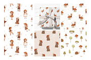 Mushroom Fairies. Kids collection, an Animal Illustration by polikarpovaart (Thumbnail 8 of 15)