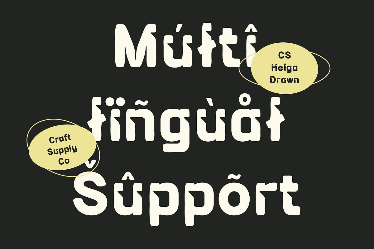 CS Helga Drawn, a Sans Serif Font by Craft Supply Co. (Photo 4 of 8)