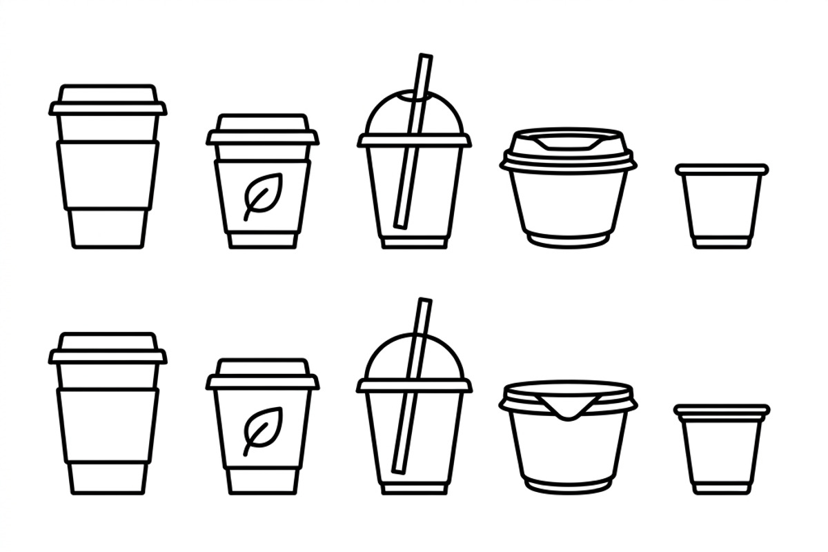 Sustainable Packaging Icon Set, an Outline Icon by adenpinkstore (Photo 11 of 11)
