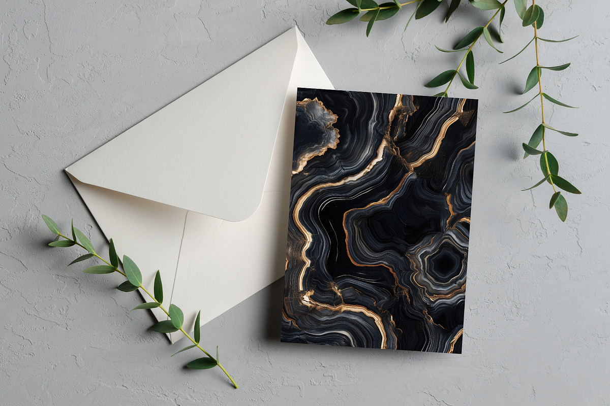 Ebony Geode Textures, a Texture Graphic by Artful Assets Boutique (Photo 4 of 4)