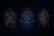 Zodiac Sacred Geometry Style, an Illustration by azhartz (Thumbnail 2 of 5)