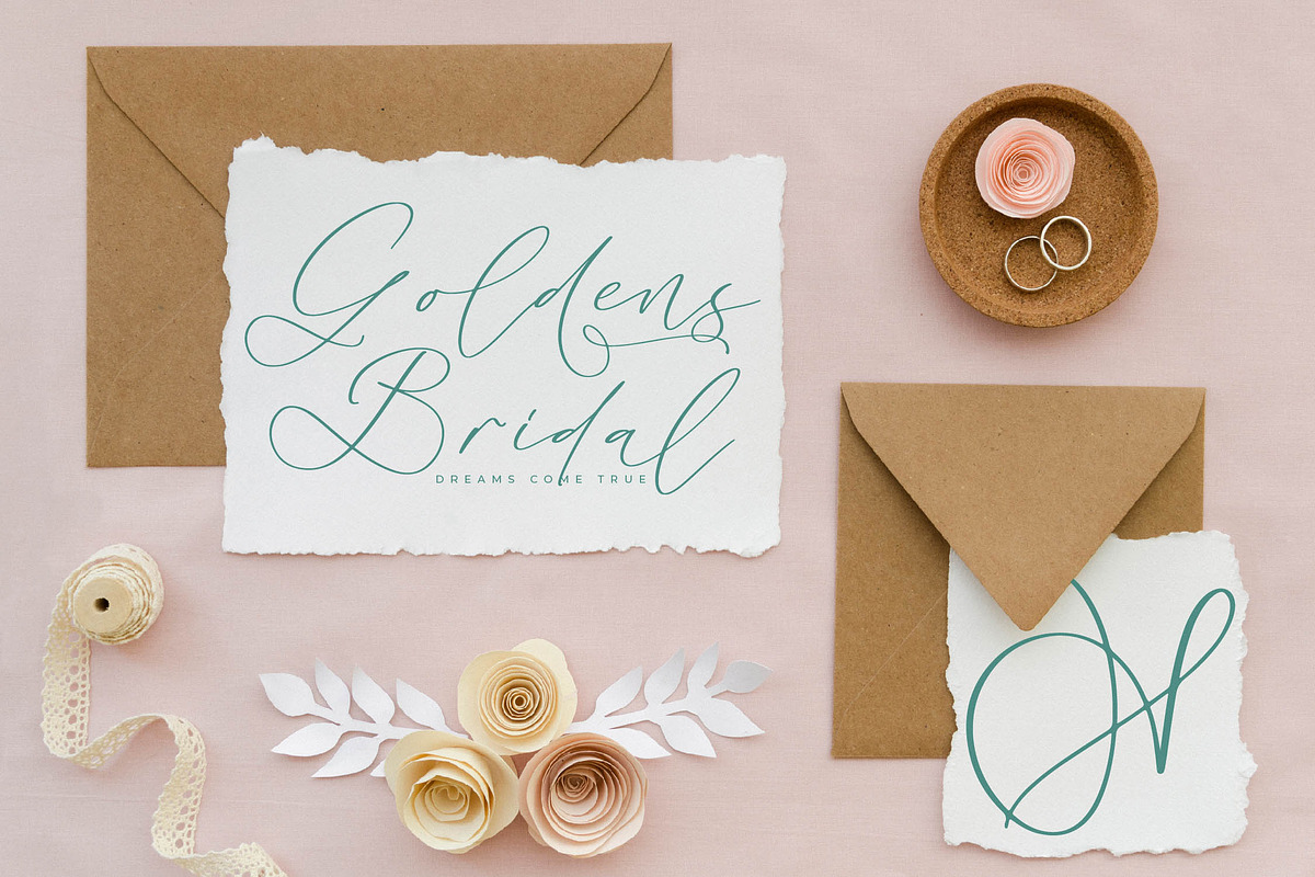Andore Roselan Elegant Calligraphy, a Script Font by stylishtype.co (Photo 2 of 20)