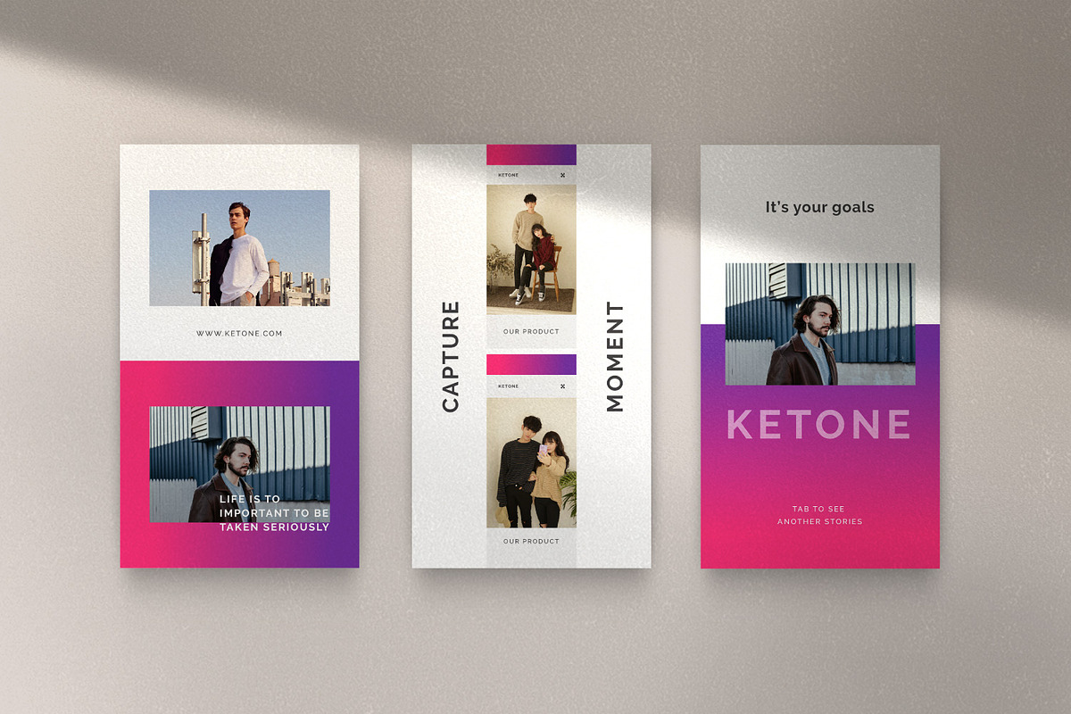 KETONE - Social Media KIT Bundle, a Social Media Template by Dirtytemp Studio (Photo 8 of 14)