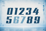 Toraku - Futuristic Y2K Display, a Sans Serif Font by HipFonts (Thumbnail 5 of 9)