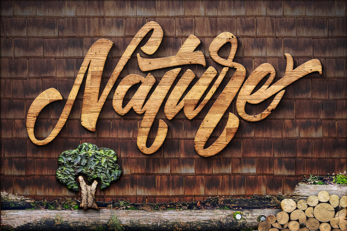 WOODY Texture Photoshop Styles KIT, a Layer Style Add-On by Graphic Spirit (Photo 2 of 14)