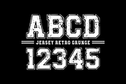 Grunge Jersey - Sports Font, a Slab Serif Font by KiddoGlyphs Studio (Thumbnail 3 of 4)