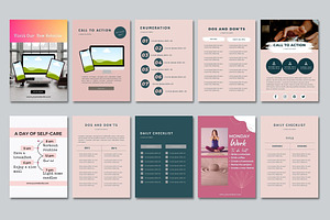 80 Ebook Workbook Template Canva