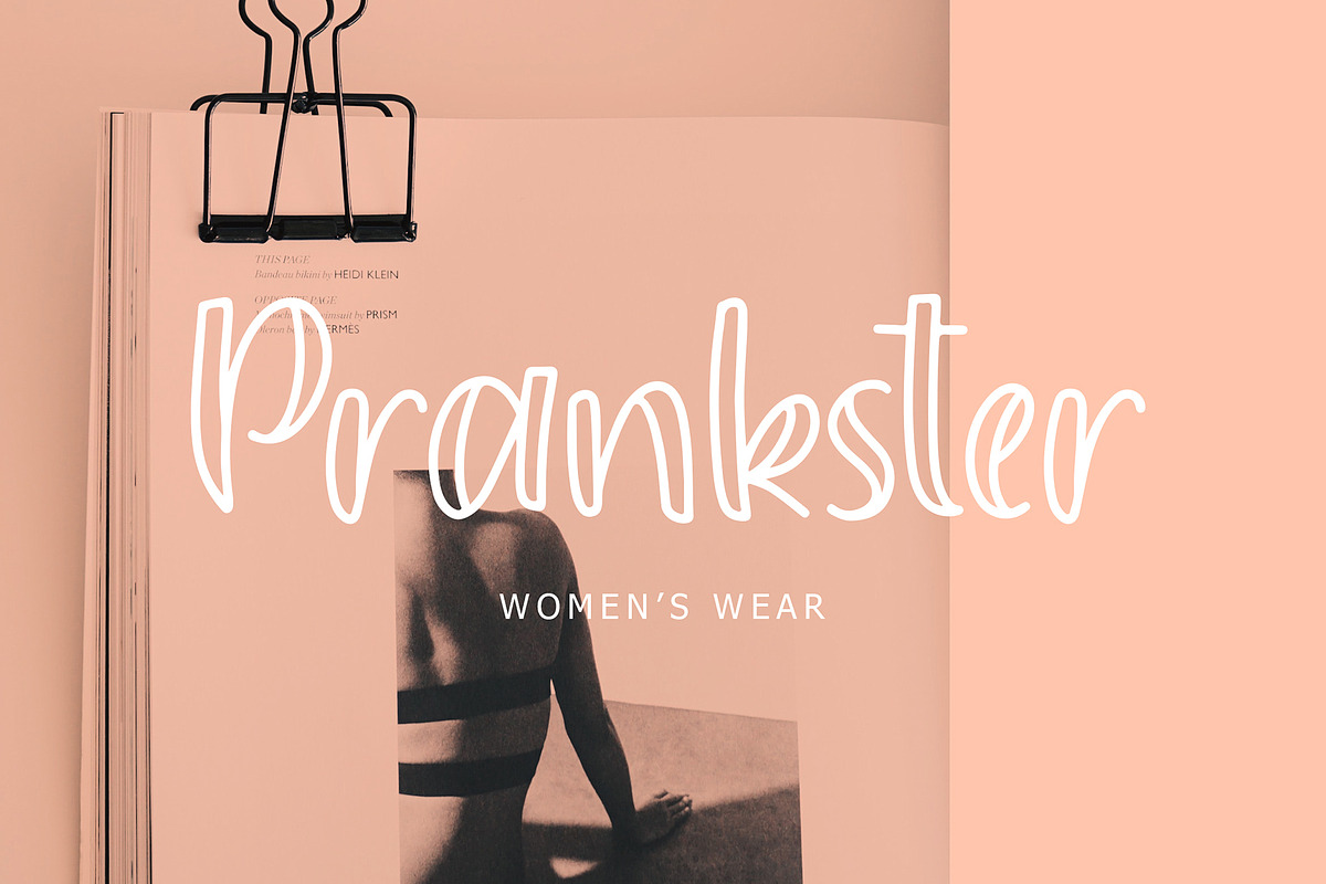 Blink Rink Cute Typeface preview 2