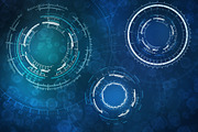 200 Logarithmic Futuristic Circles, a Brush Add-On by xresch (Thumbnail 4 of 9)