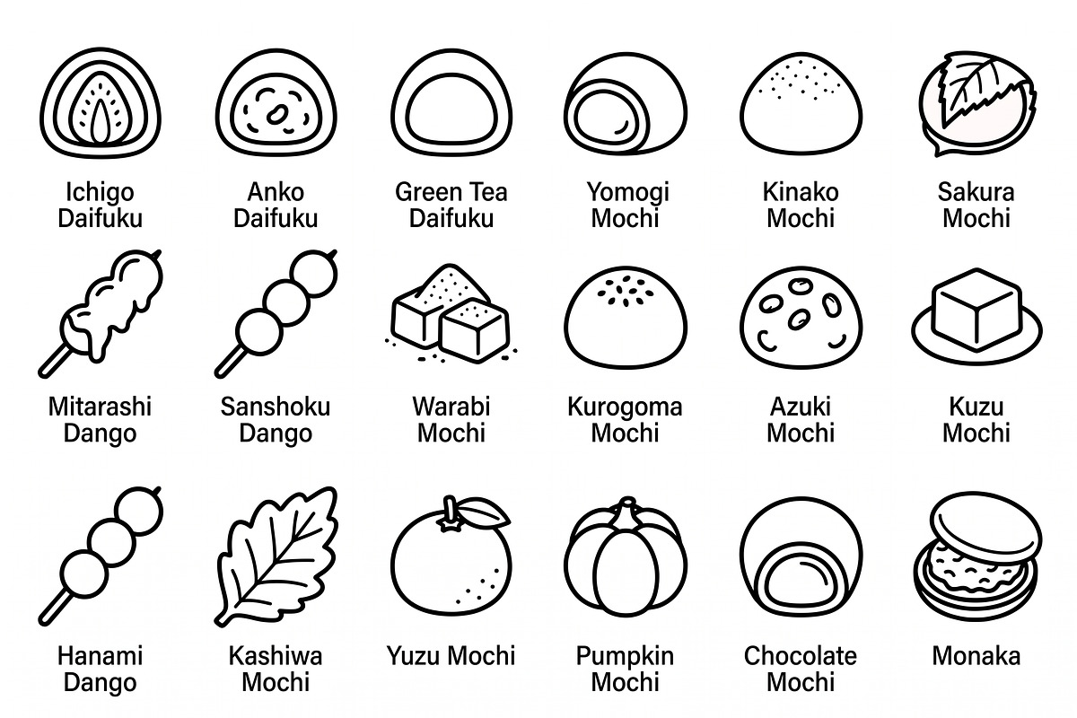Bundles Vector Onigiri Outline Icons, an Outline Icon by adenpinkstore (Photo 16 of 21)