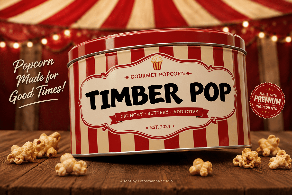 Bigfooz Font The Playful Chunky Font, a Sans Serif Font by Letterhanna Studio (Photo 5 of 9)
