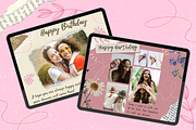 5 Happy Birthday Scrapbook Templates, a Templates & Theme by TemplateCastleStore (Thumbnail 4 of 9)