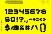Cyberpunk Style Font, a Font by Sentavio (Thumbnail 3 of 10)