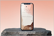 Phone Mockup on Stone Surface PSD, an iPhone Mockup by Bruno's Shop (Thumbnail 2 of 4)