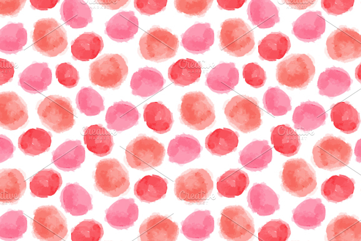 Seamless watercolor pink patterns, a Pattern Graphic by Alenarozova (Photo 4 of 5)