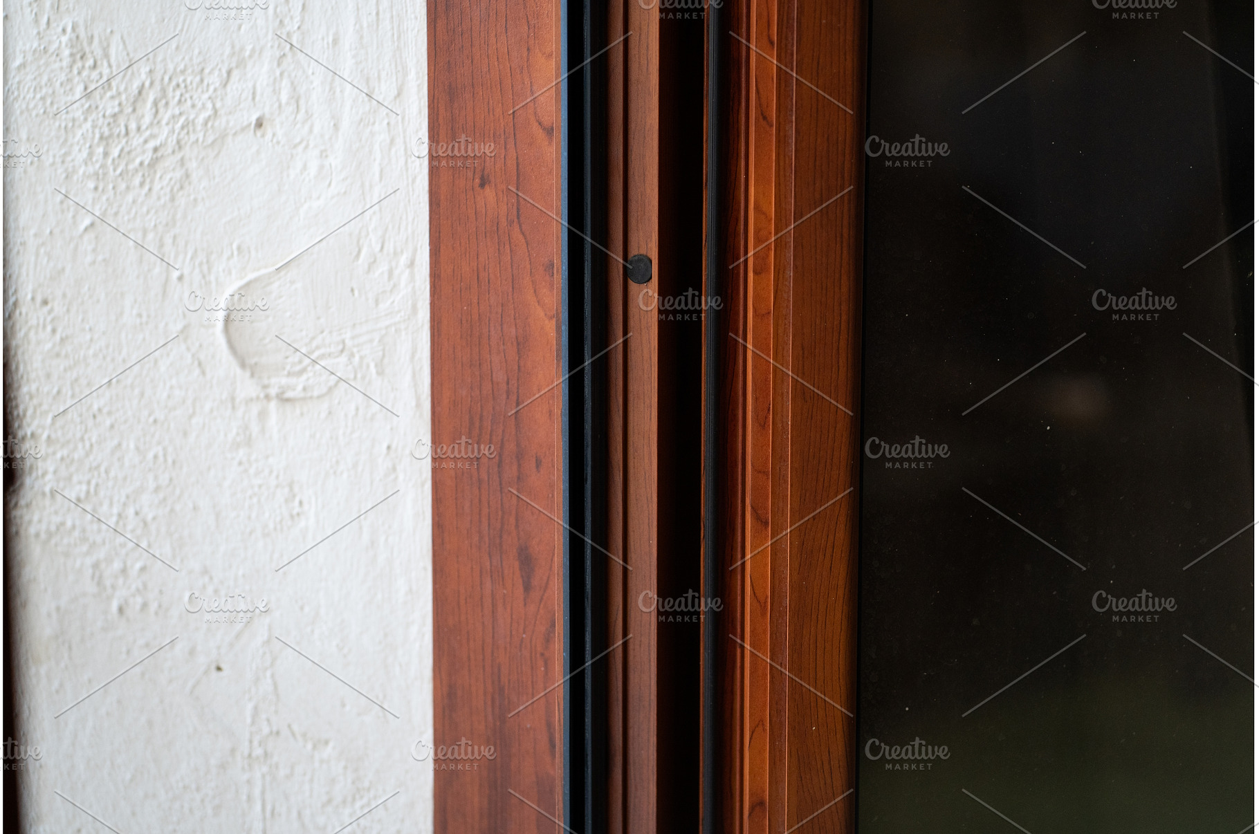 Wooden window frame with a rich, an Architecture Photo by volodymyrshtun13795