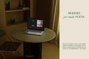 BLEU I Macbook Mockup No.1, a Mac Mockup by Studio Brand (Thumbnail 2 of 4)