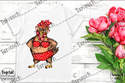 Chicken Lady Sublimation, an Animal Illustration by TanuschArts (Thumbnail 2 of 2)